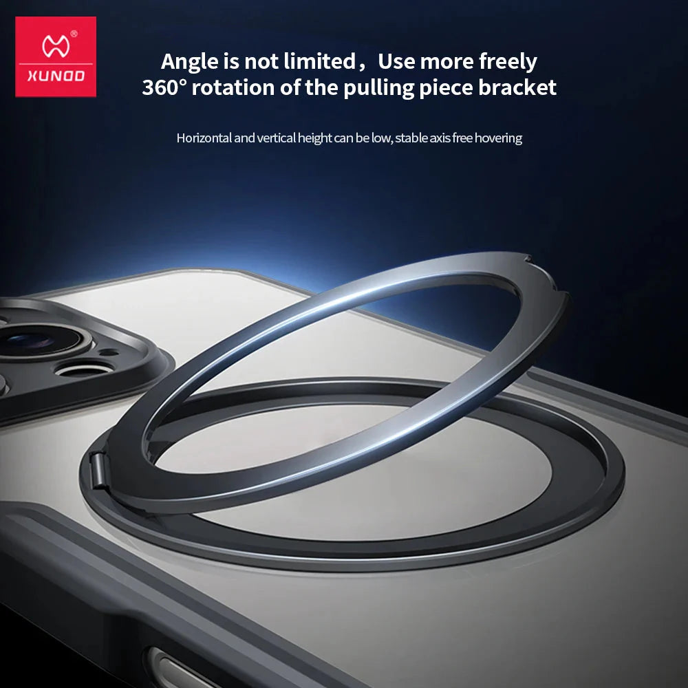 Magnetic Anti-Drop Back Clear Stand Case For Samsung Galaxy S25/ 24/ 23 THEROXYMOB