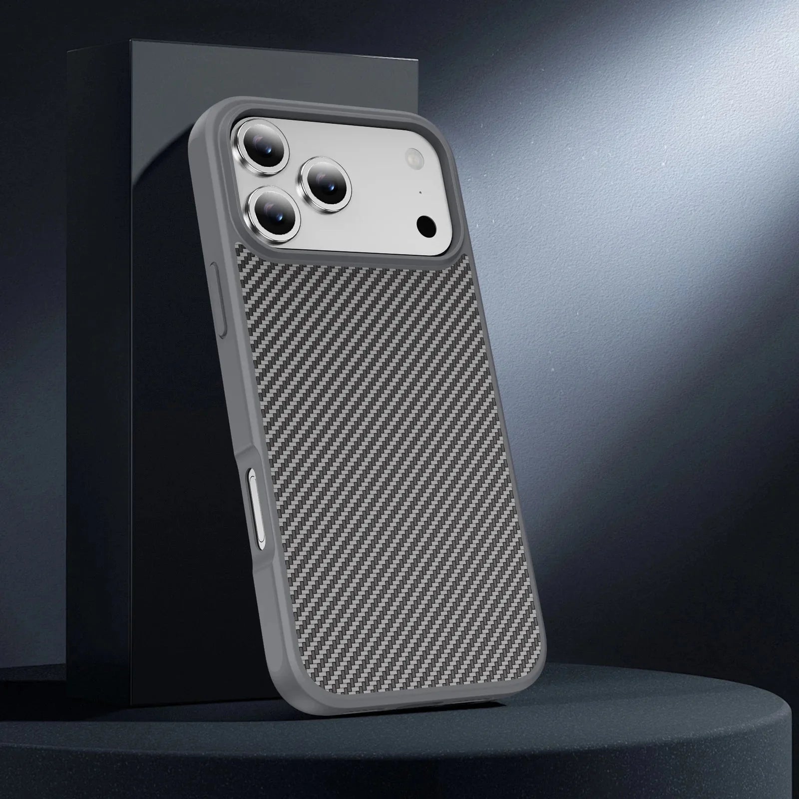 Thin Carbon Fiber Texture Magnetic Hard Case For Magsafe For iPhone 17 /16 /15 /14 THEROXYMOB