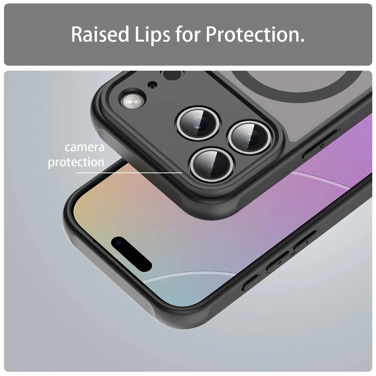 Shockproof Skin feel Matte Translucent Magnetic Case For iPhone 17 /16 /15 /14 THEROXYMOB