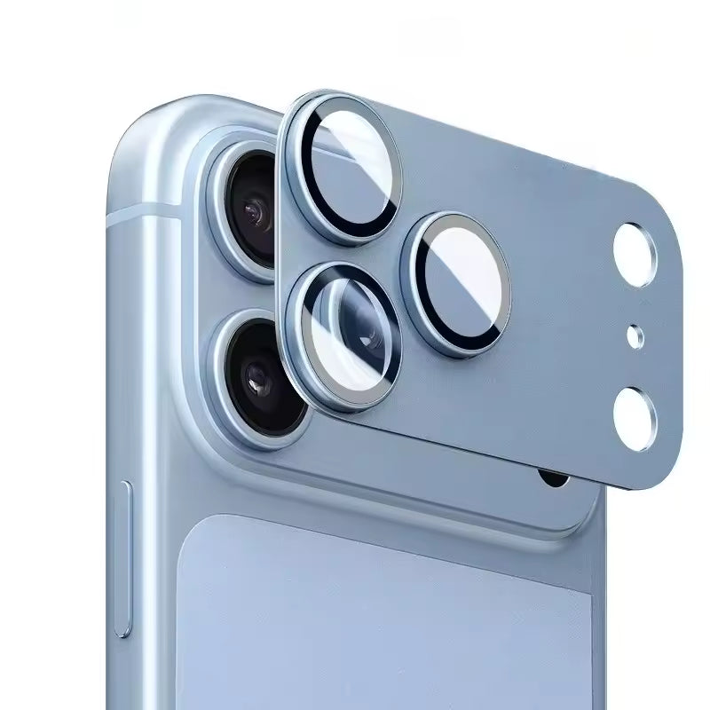 Full Coverage Frosted Metal Lens Protector For iPhone