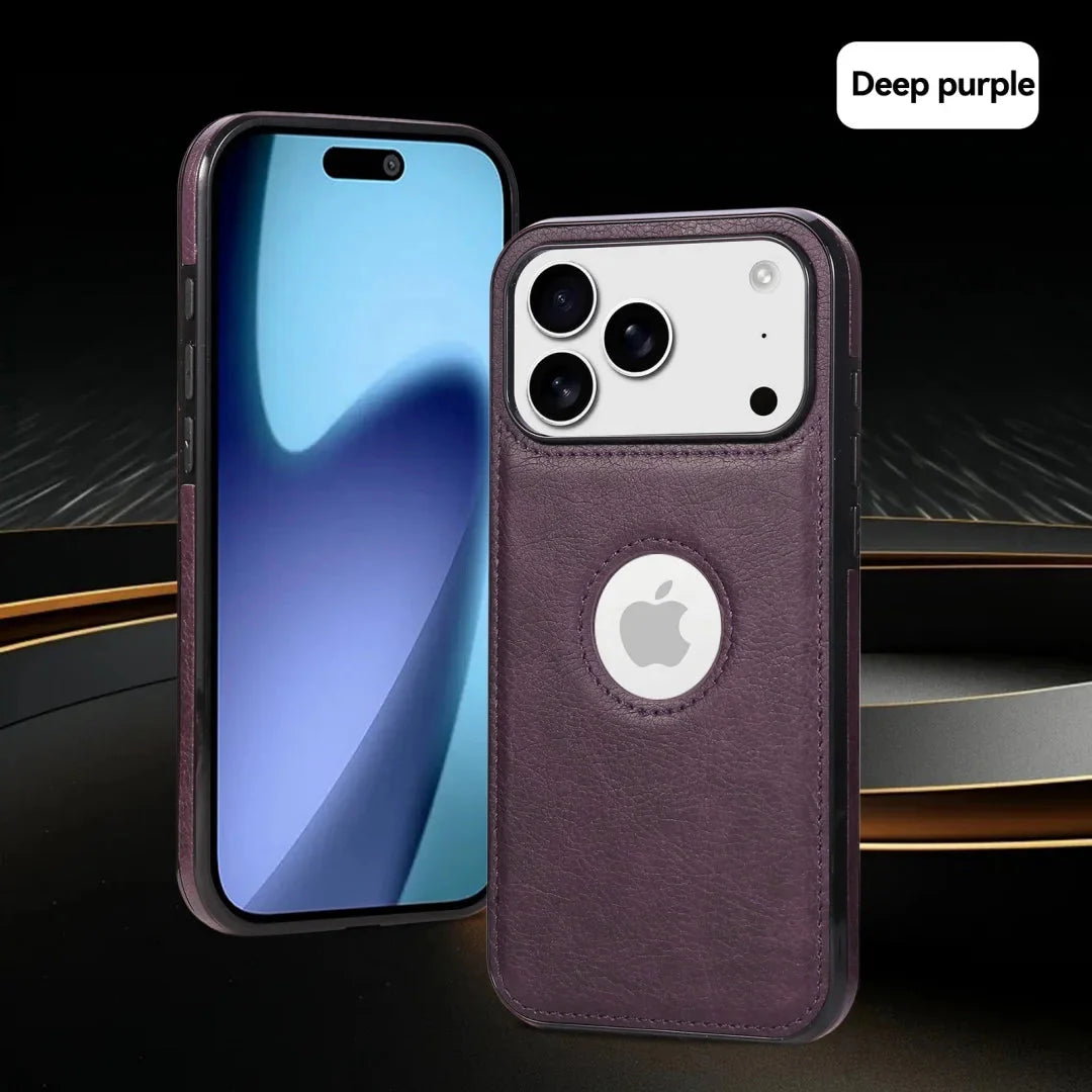 Luxury High Quality PU Leather Mobile Phone Case For iPhone 17 /16 /15 /14 THEROXYMOB