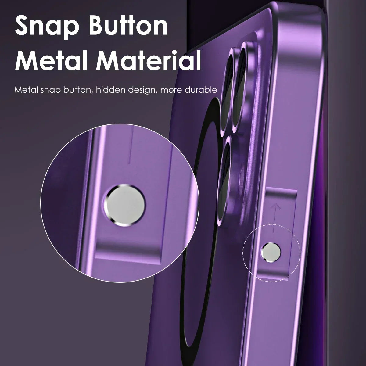 Aluminum Metal MagSafe  Case For iPhone 16 15 14