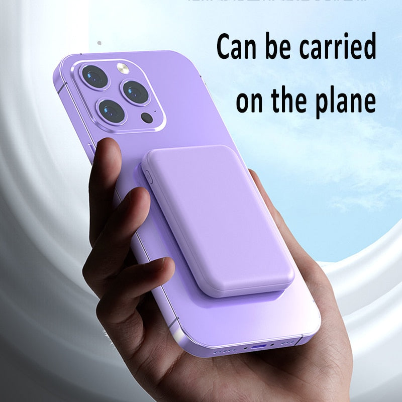 20000mAh Magnetic Power Bank Mini Portable Fast Charging