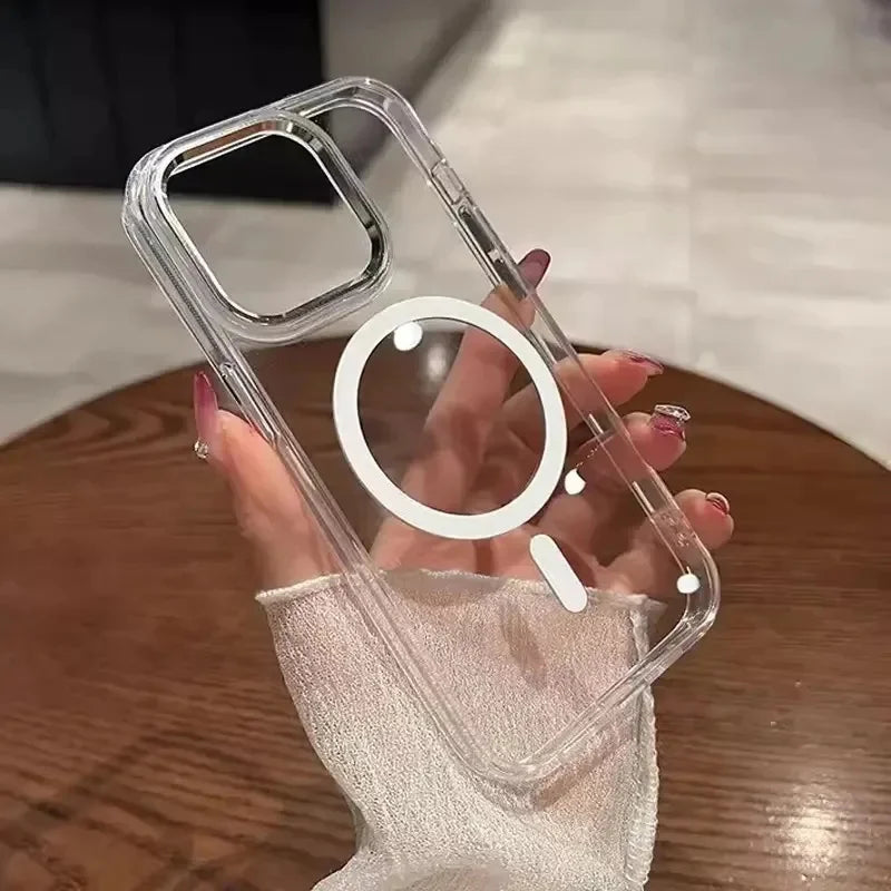 Clear  Magsafe Cover for Iphone 16  15 14