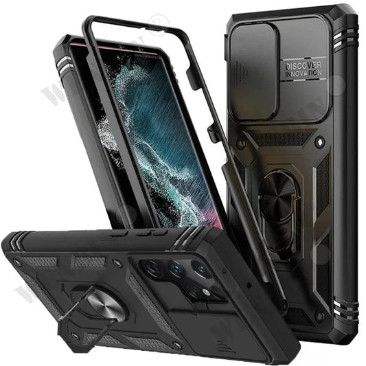 360 Degree Rotate Kickstand Cover Case For Samsung S25 S24 / S23 Series CaseSpot