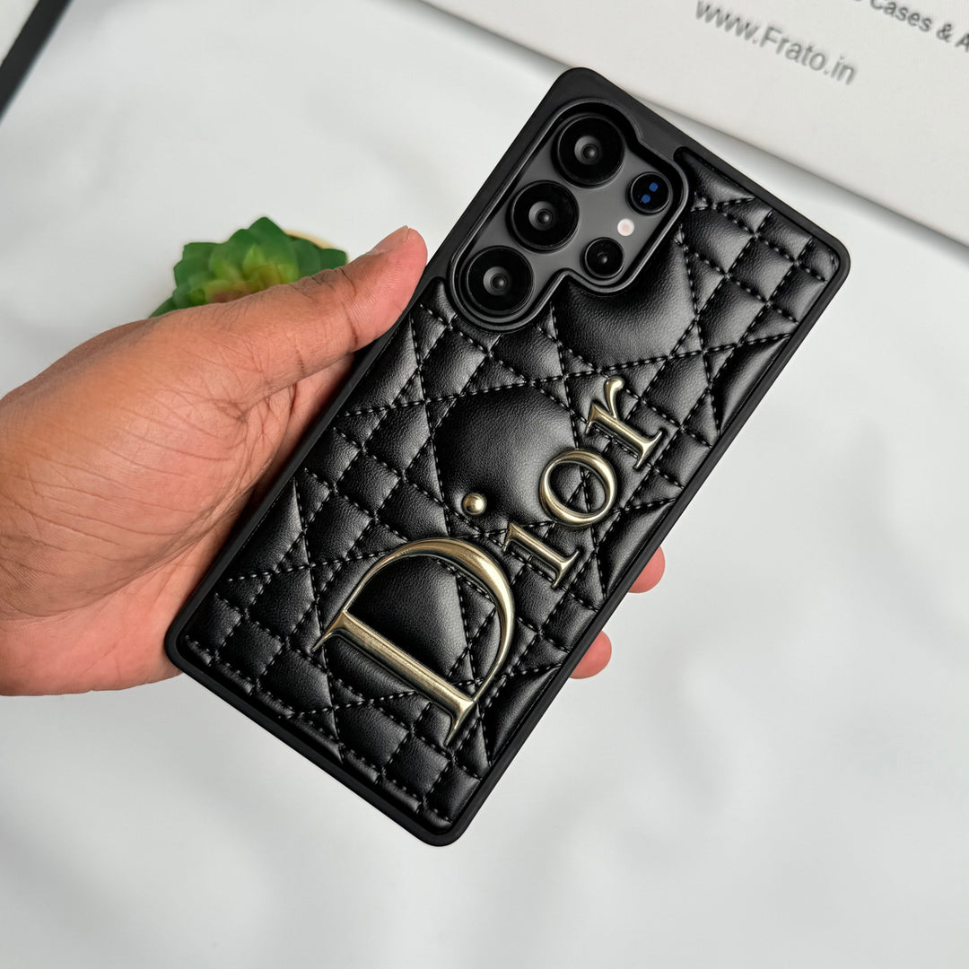 Luxury Brand Dior Leather Case For Samsung Galaxy