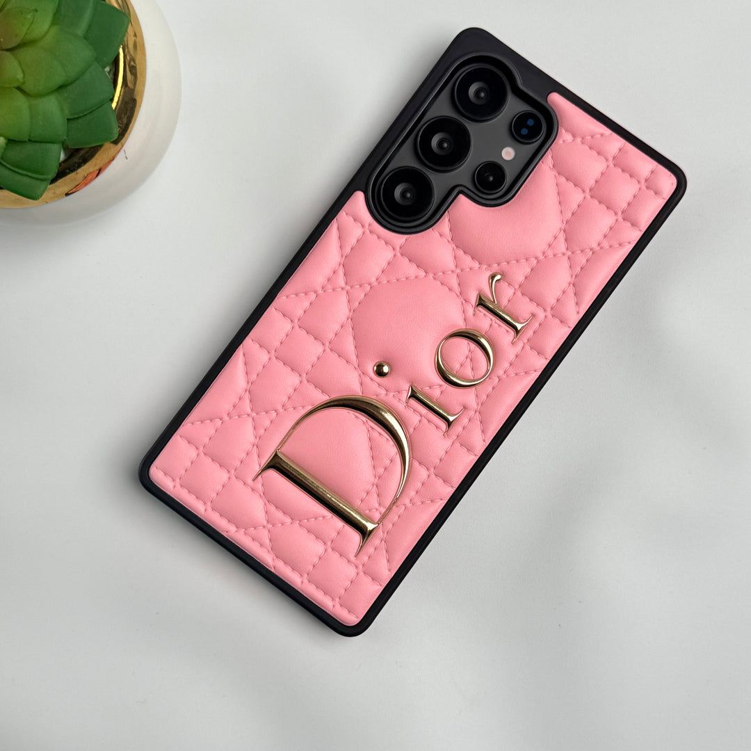 Luxury Brand Dior Leather Case For Samsung Galaxy