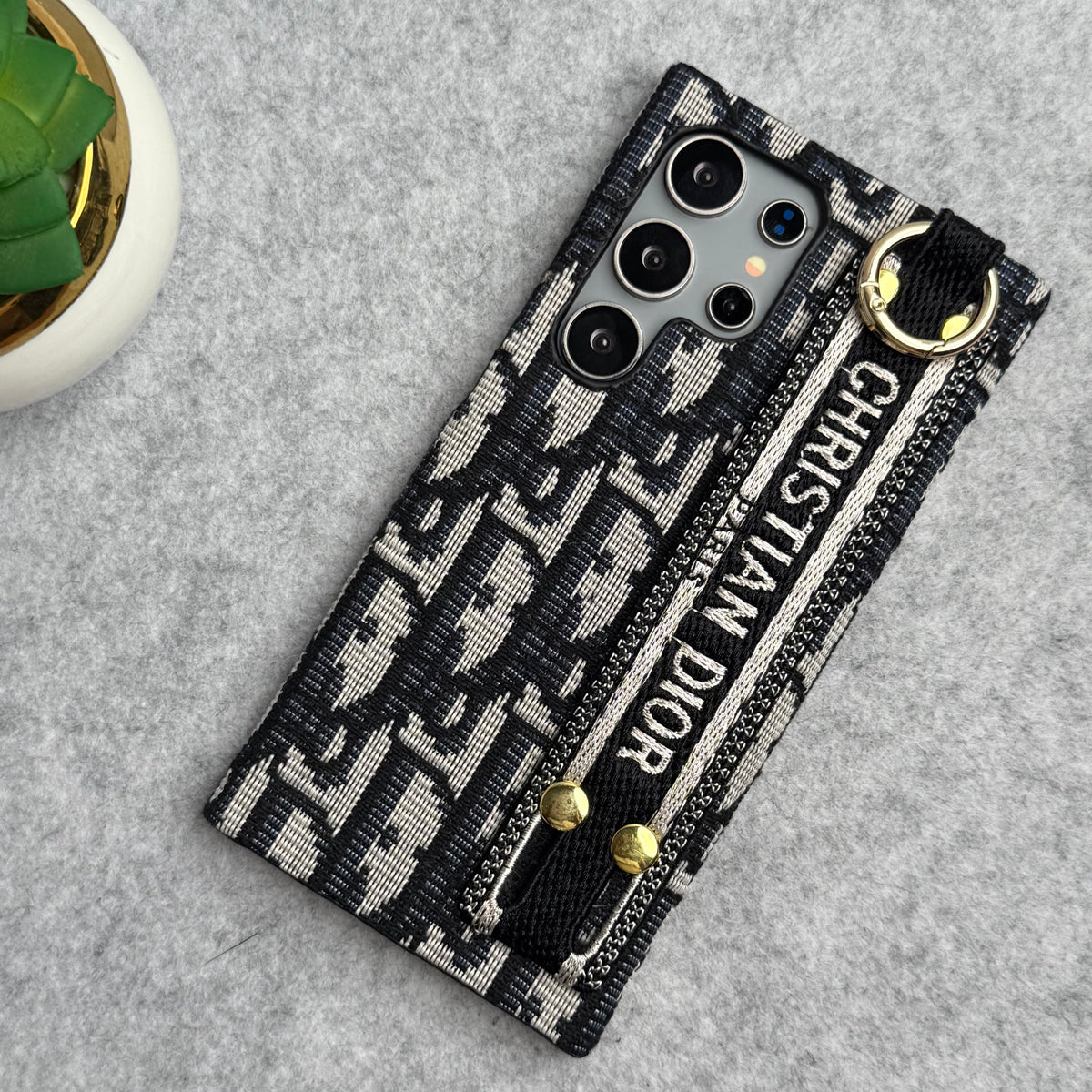 Luxury Brand C Dior Belt Pattern Case For Samsung Galaxy