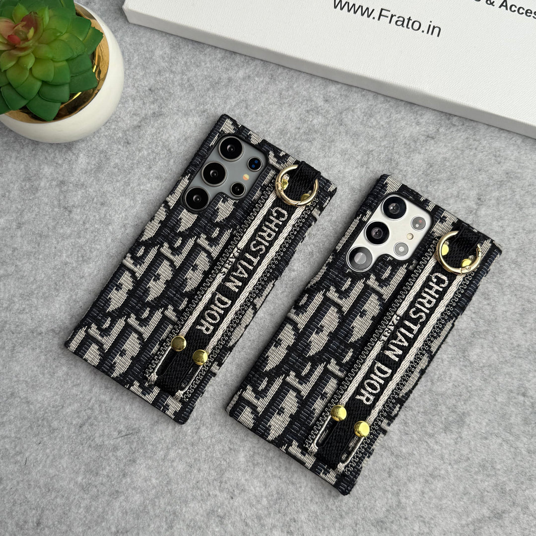 Luxury Brand C Dior Belt Pattern Case For Samsung Galaxy