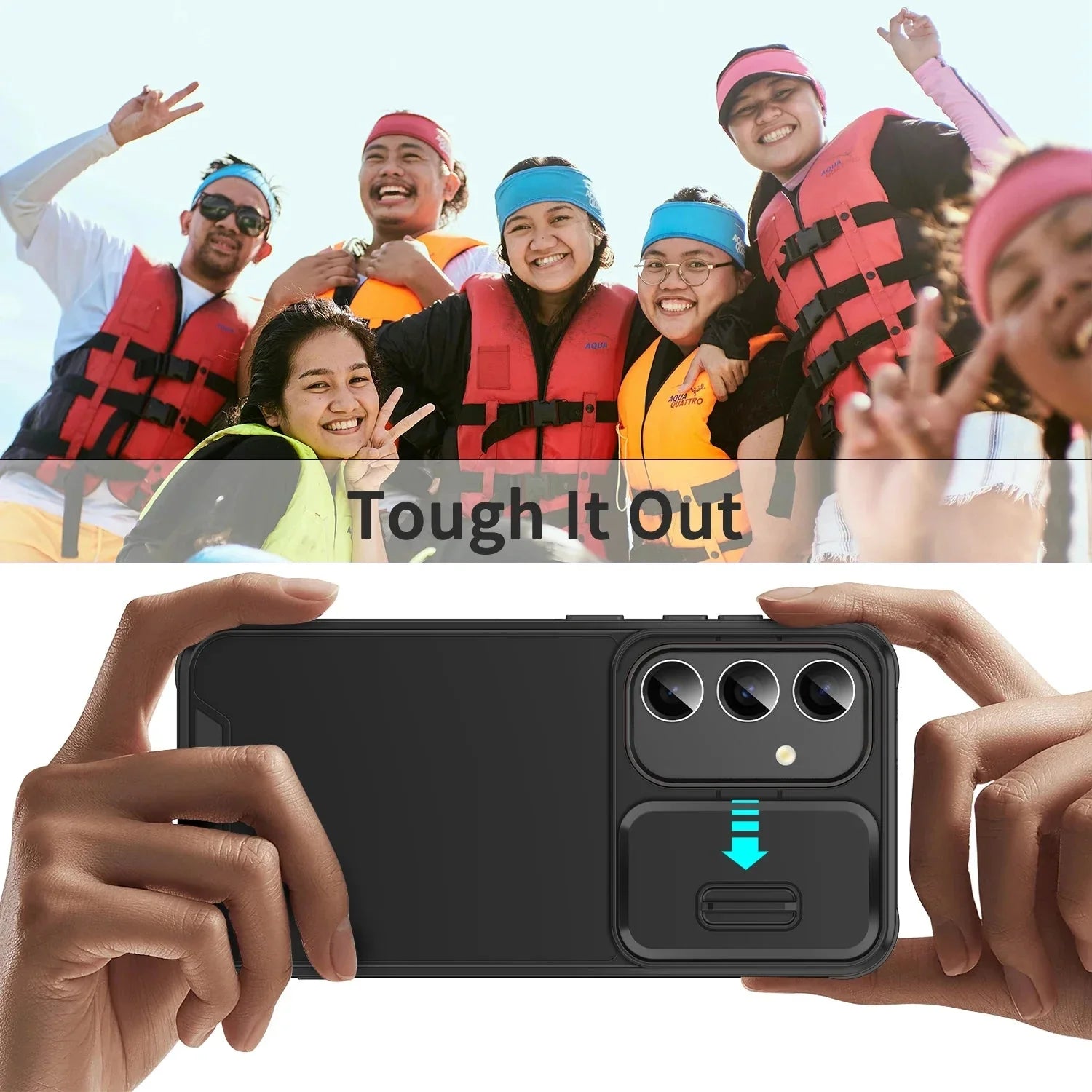 Slide Camera Cover For Samsung Galaxy S25 S24 S23 THEROXYMOB