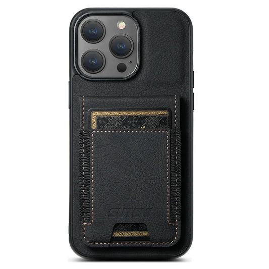 Clemence Leather Wallet with Card Holder Phone Case for iPhone 16 15 14