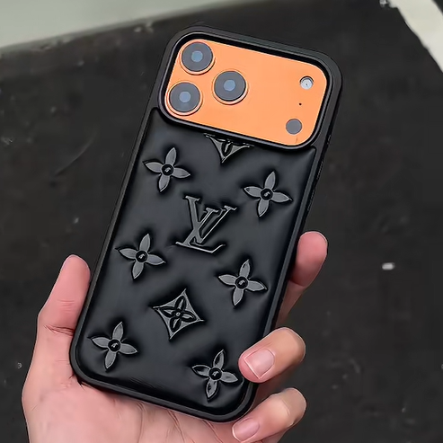 Luxury Monogram Designer Leather Cover For iPhone 14-17