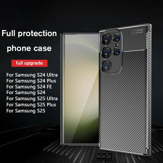 Soft shell Fibre Case For Samsung Galaxy S25 / S24 THEROXYMOB