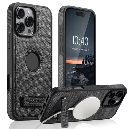 Cowboy Patterned Leather Phone Case for iPhone 16 15 14