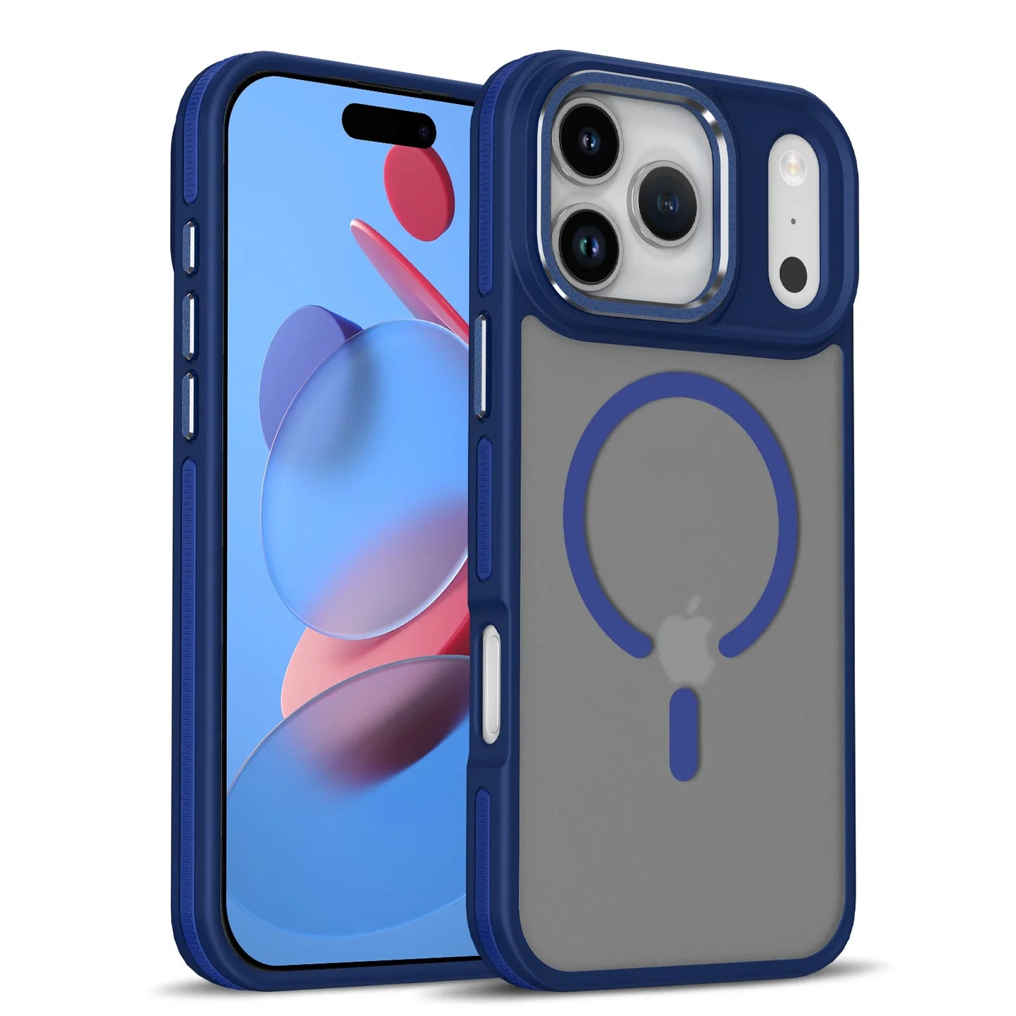 Luxury Matte Translucent Shockproof Magnetic Phone Case For iPhone 17 / 16 / 15 /14