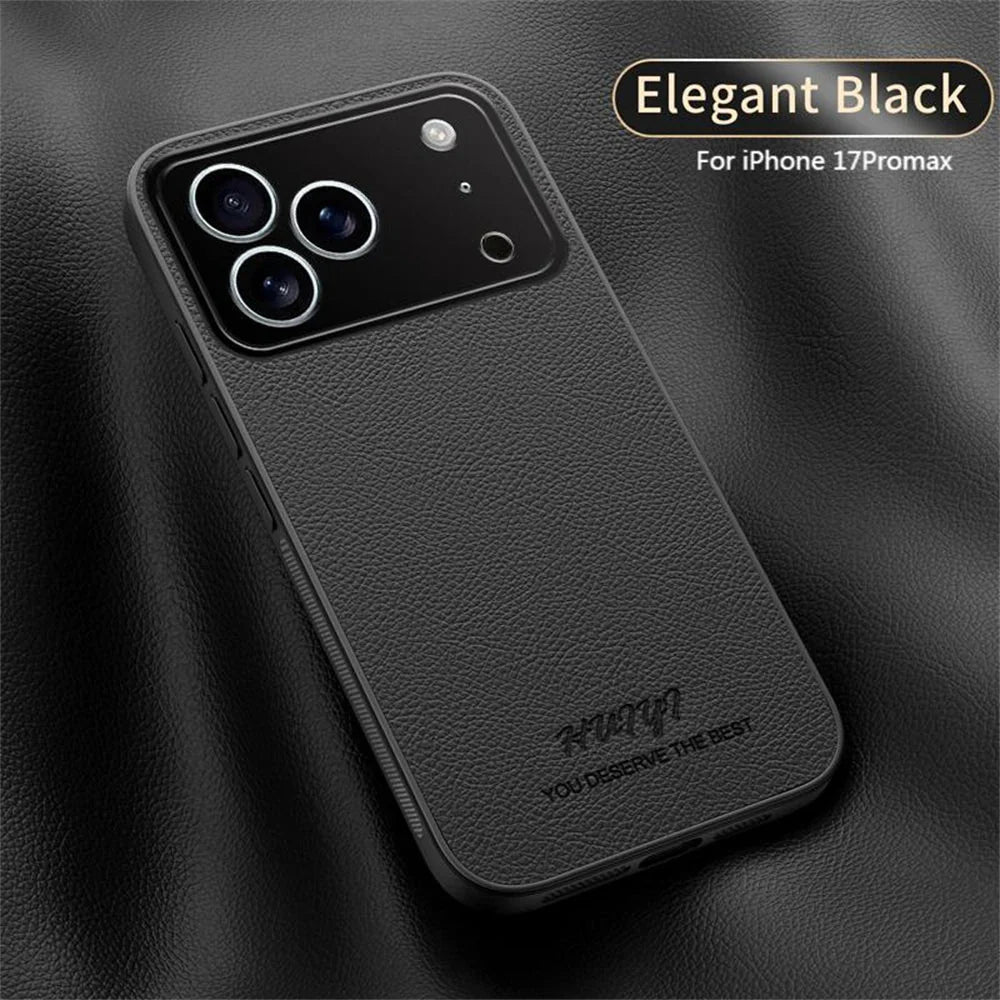 High-end Leather Phone Case for iPhone 17 /16 /15 /14 THEROXYMOB