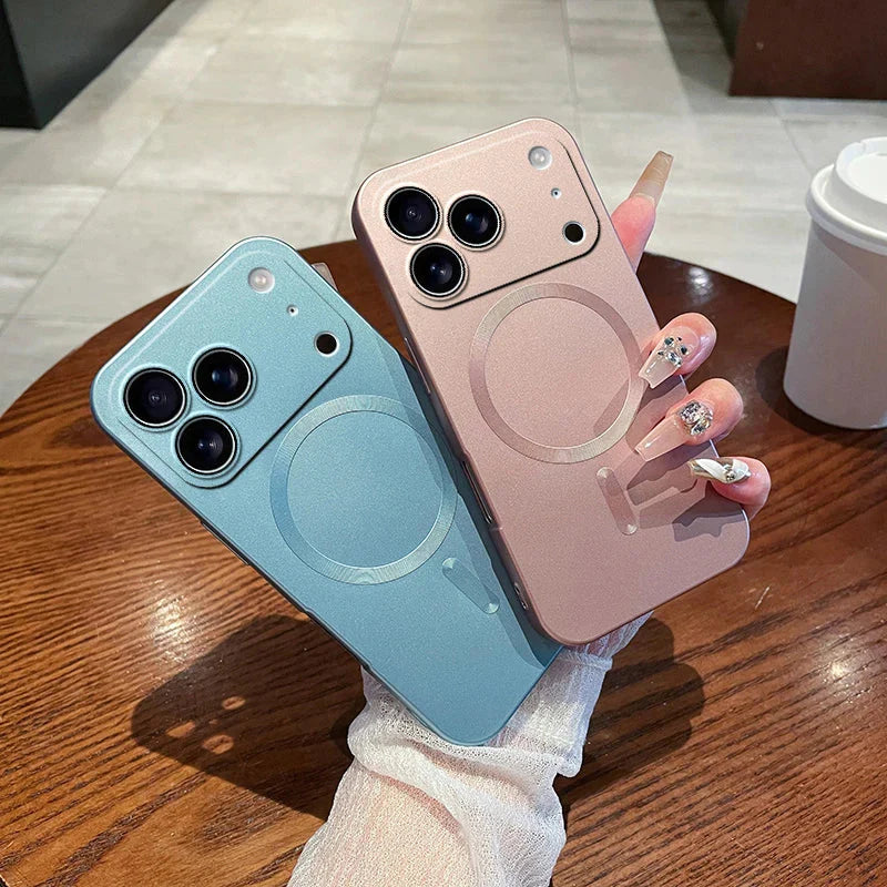Luxury Matte Soft  Magsafe Magnetic Phone Case For iPhone 17/ 16/ 15 / 14 THEROXYMOB