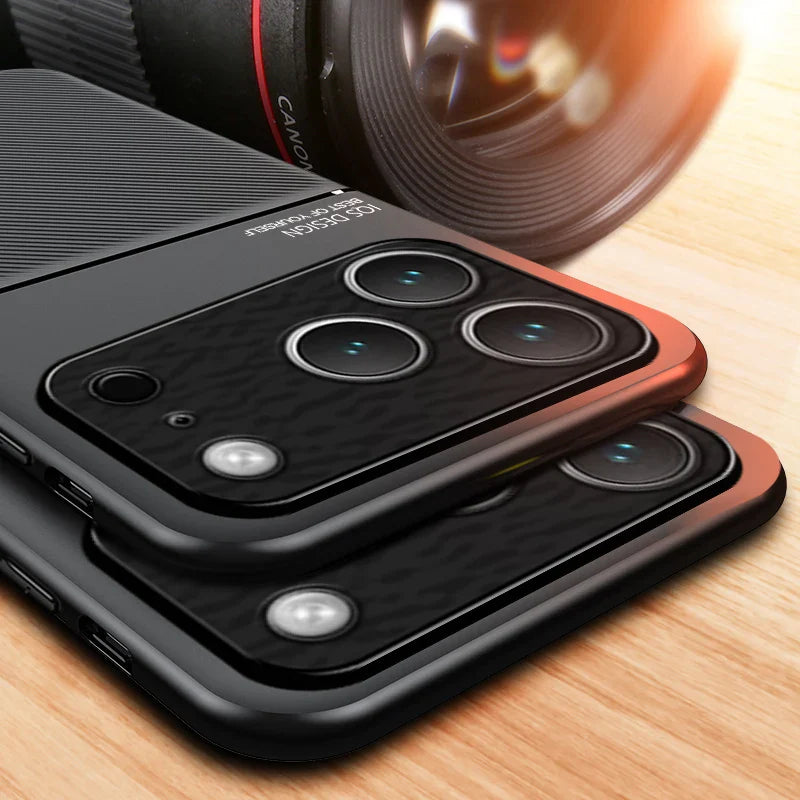 Magsafe Leather Matte Magnetic Case For iPhone 17 16 15 14