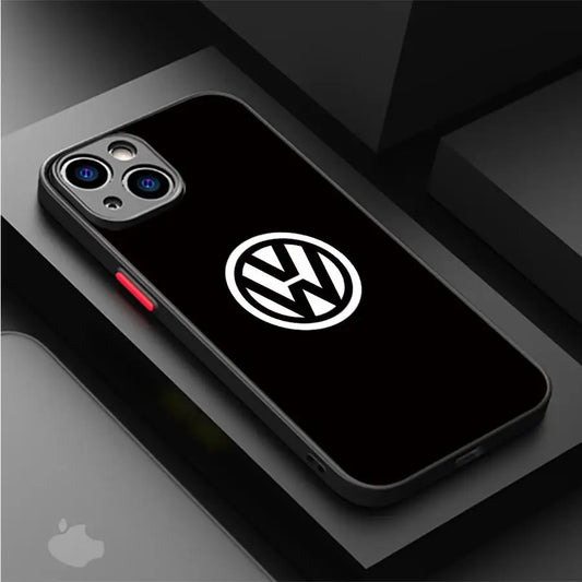 Cool V-Volksw-agen Logo Phone Case for Apple iPhone 16 15 14
