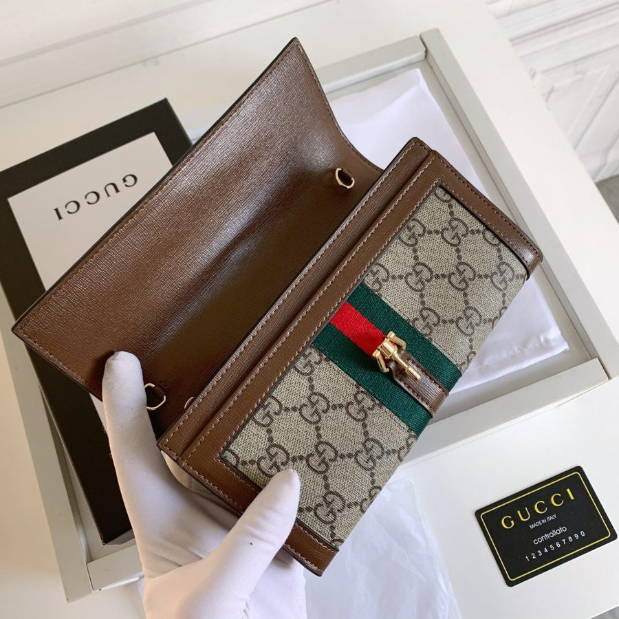 Supreme Canvas GUCCI Chain Wallet Bag