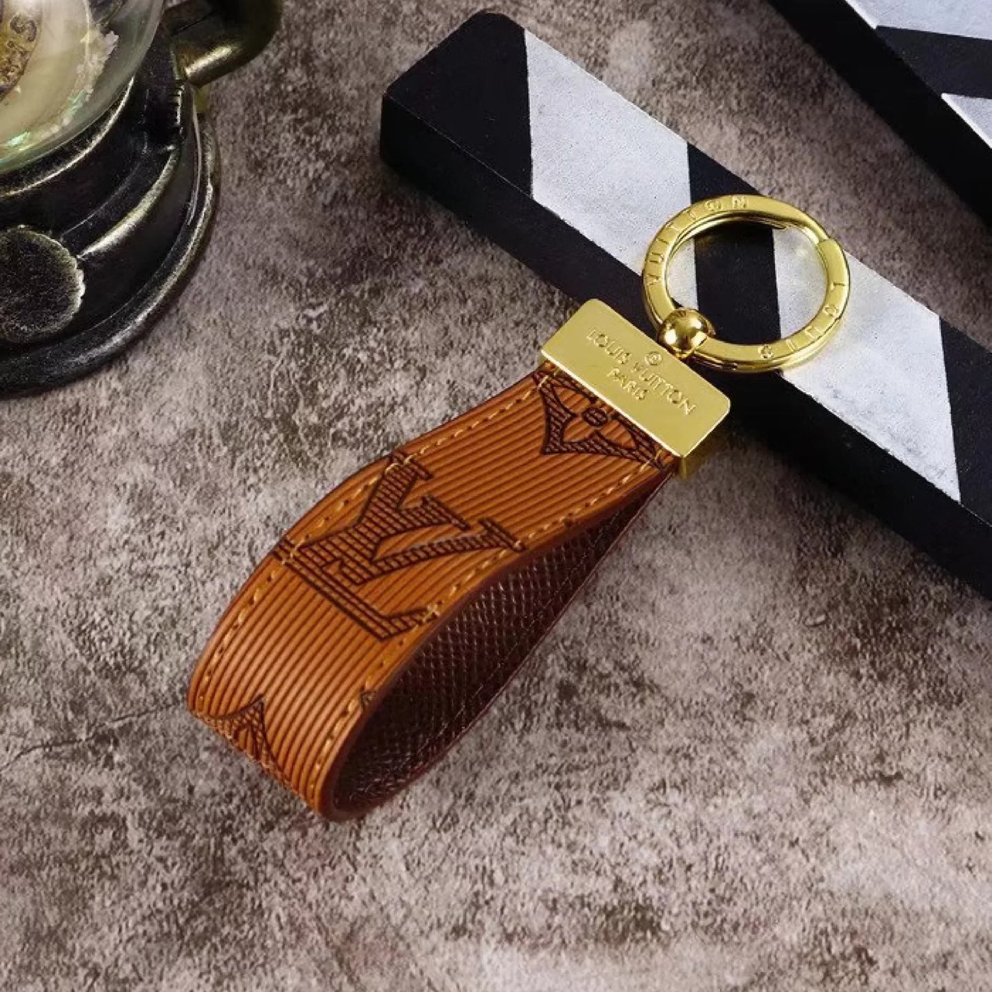 Luxury Louis Vuitton Captivating Leather & Acrylic Key Holders