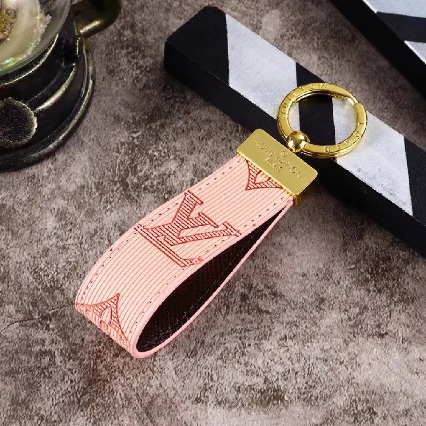 Luxury Louis Vuitton Captivating Leather & Acrylic Key Holders