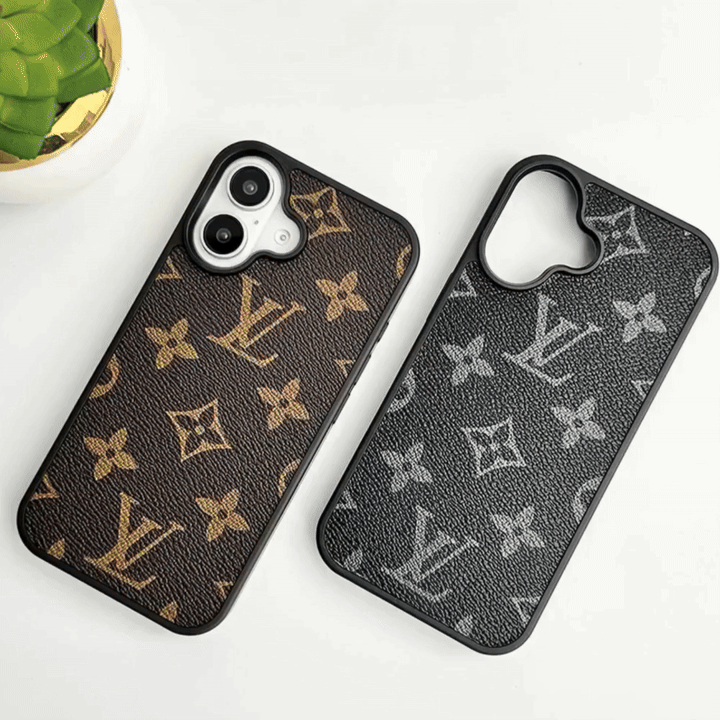 Luxury Brand Leather Case For iPhone theroxymob