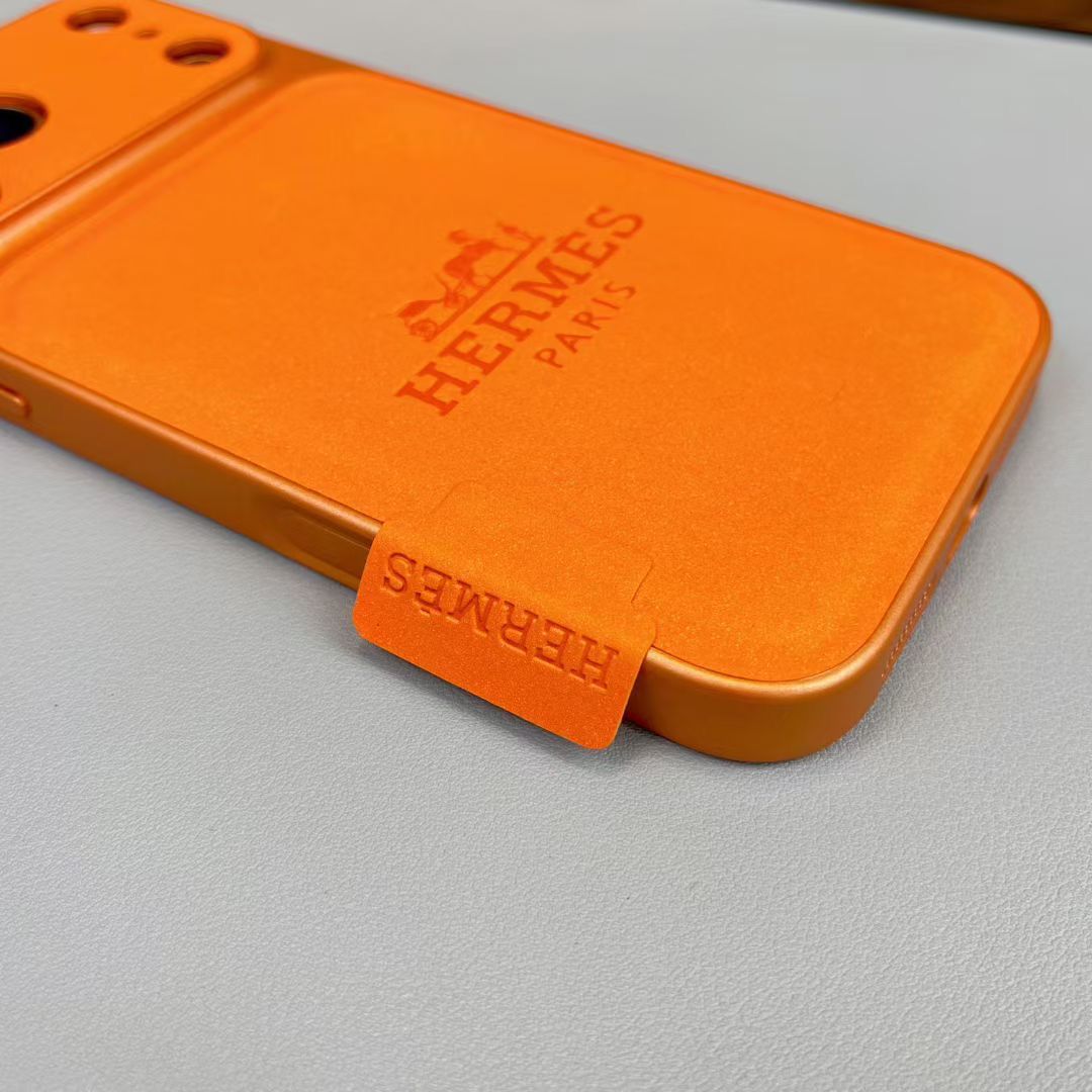 Hermes Premium Leather iPhone Case – Luxury Protection