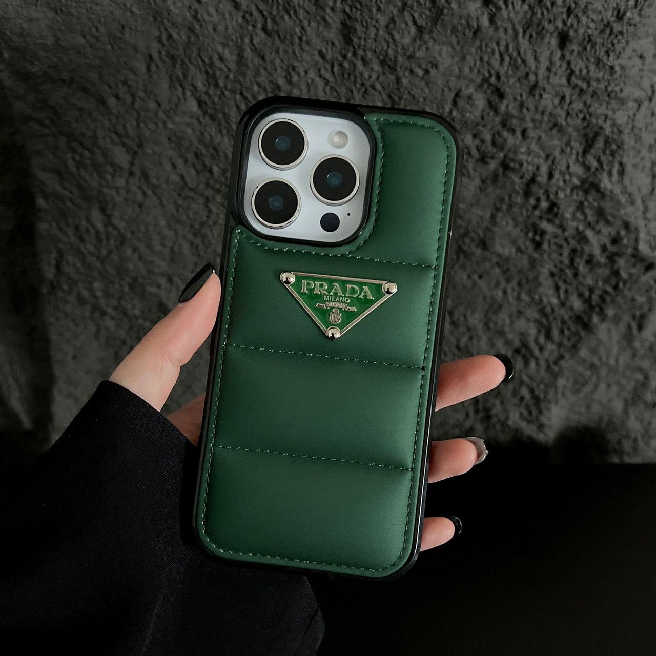 Luxury Prada Phone Case For iPhone 17 / 16 / 15 / 14