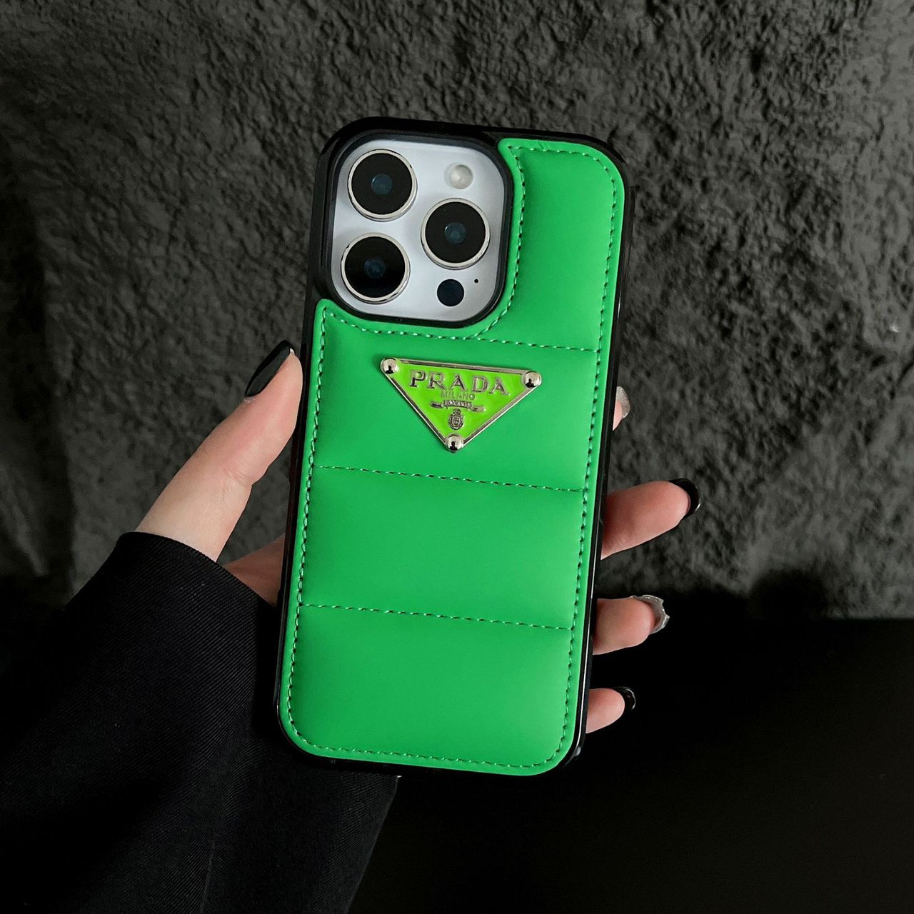 Luxury Prada Phone Case For iPhone 17 / 16 / 15 / 14