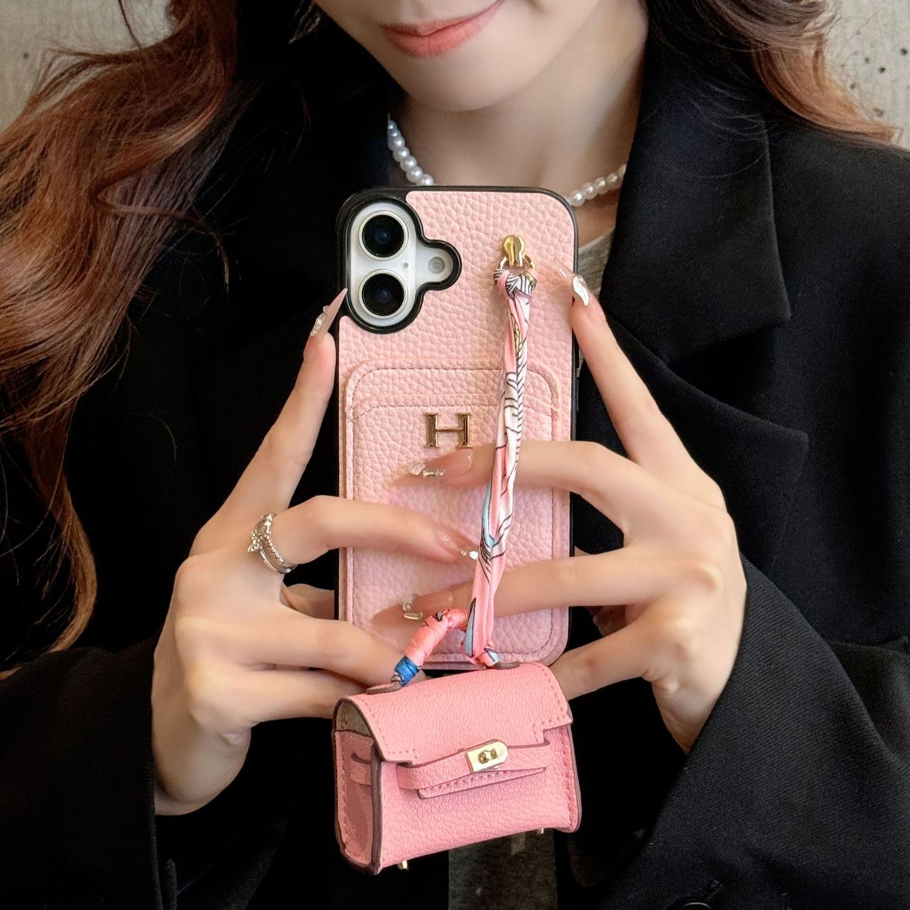 Luxury Hermes Case With Airpods Case For iPhone