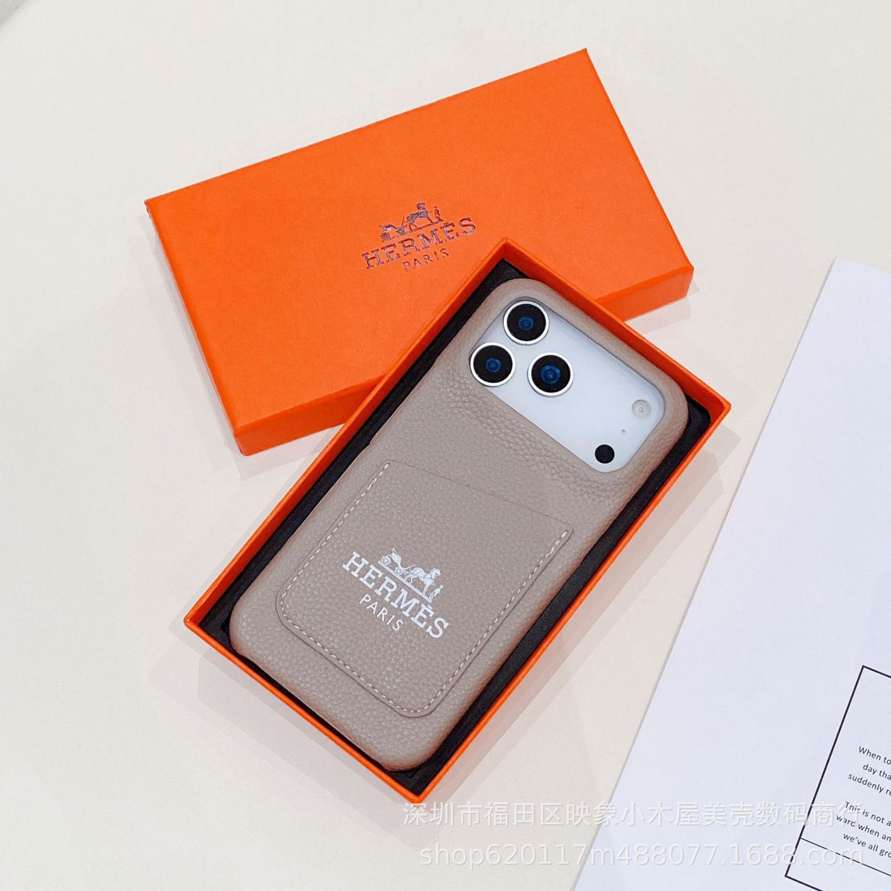 Luxury Leather Phone Case for iPhone 13-17