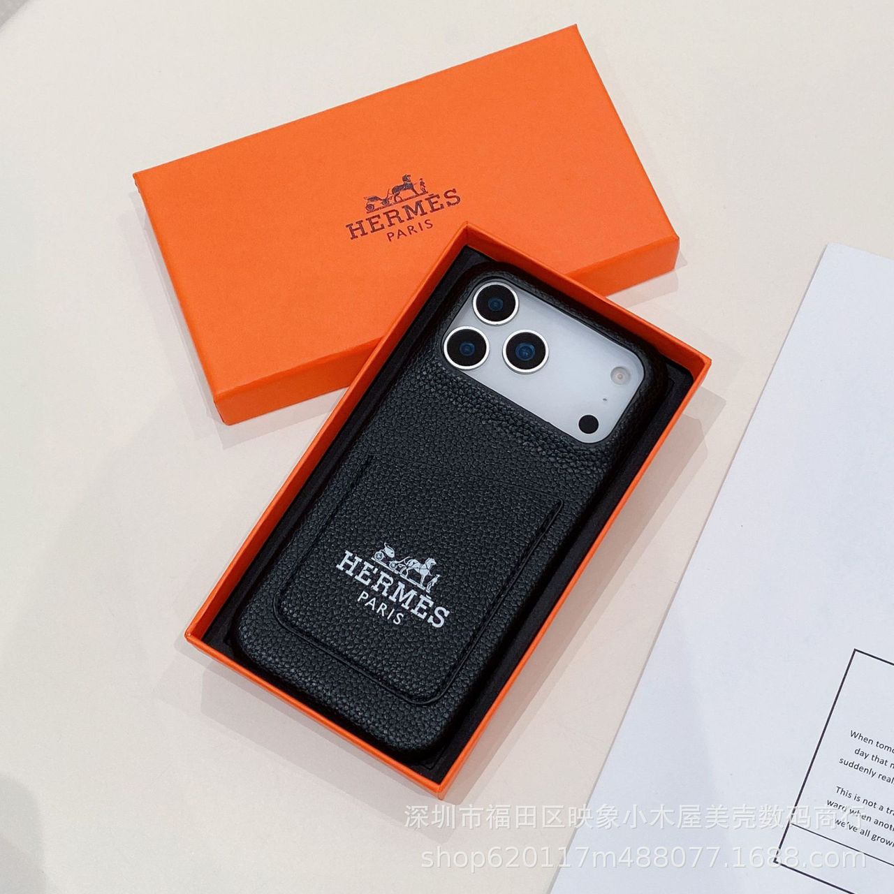 Luxury Leather Phone Case for iPhone 13-17