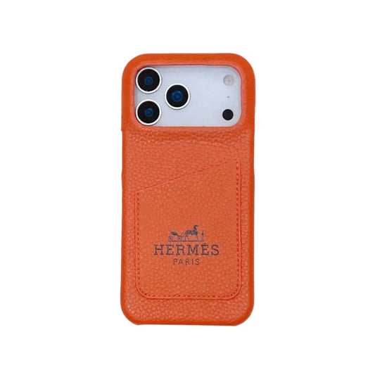 Luxury Leather HRMS Phone Case for iPhone 13-18 Pro & Pro Max