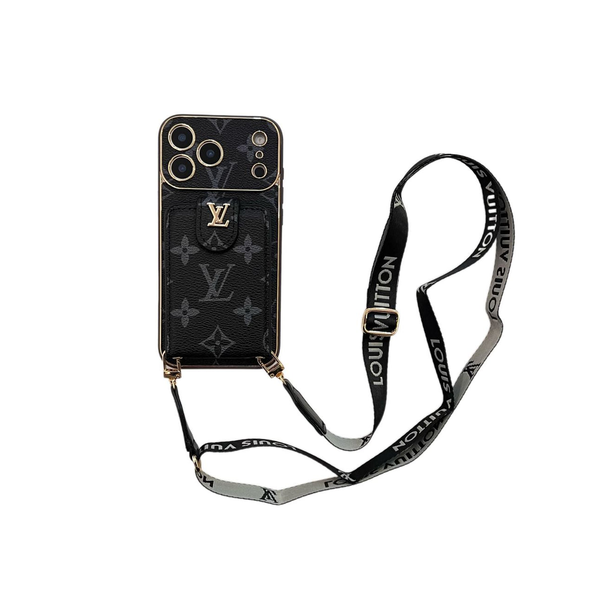 Luxury iPhone Case Card Holder for iPhone 12-18 Pro& Pro Max
