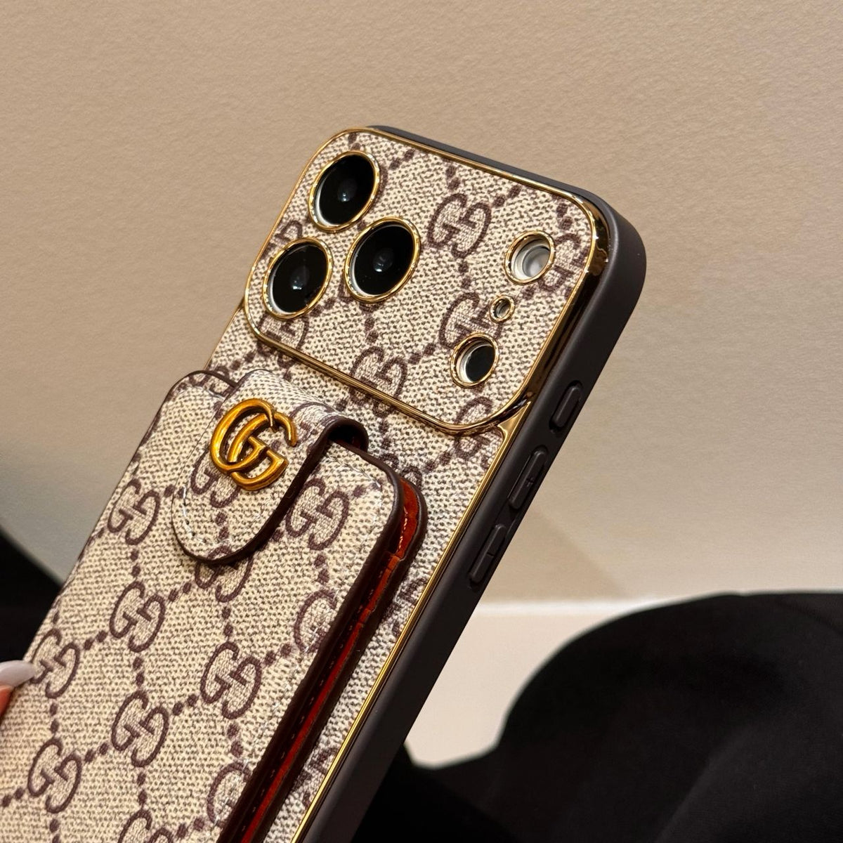 Luxury iPhone Case Card Holder for iPhone 12-18 Pro& Pro Max