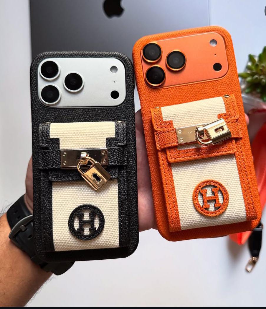 Hermes Luxury Leather Phone Case For iPhone 17-12