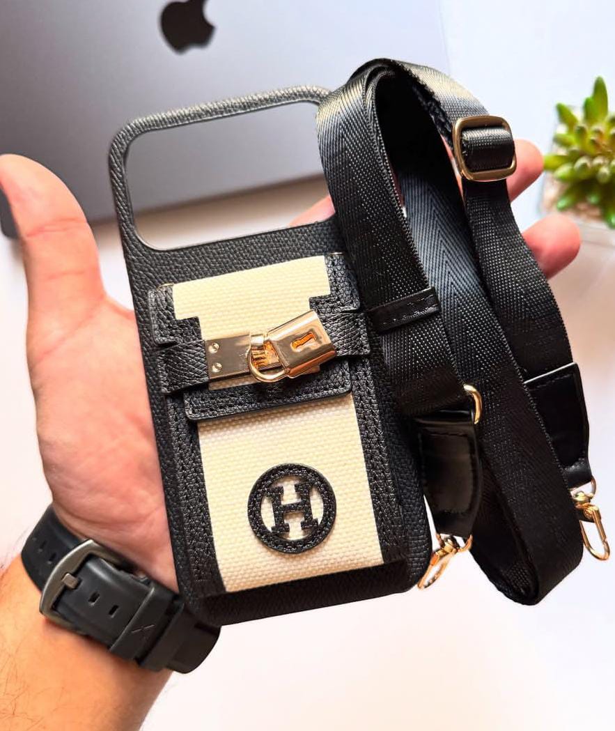 Hermes Luxury Leather Phone Case For iPhone 17-12