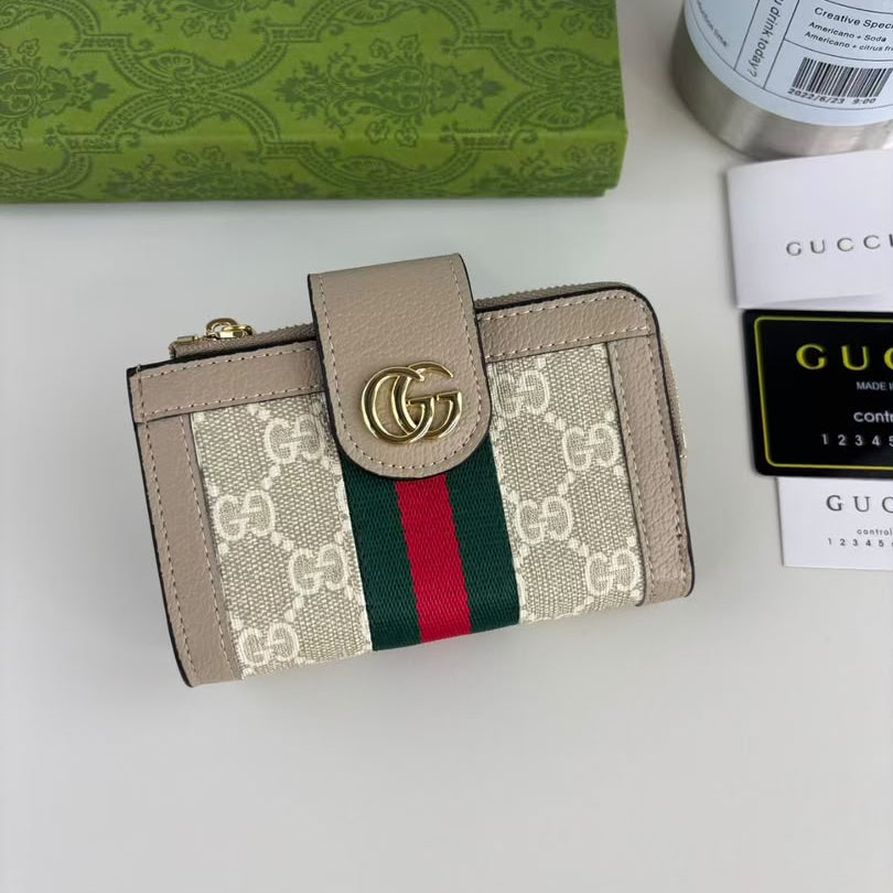 Luxury Gucci Trifold Wallet Card Holder