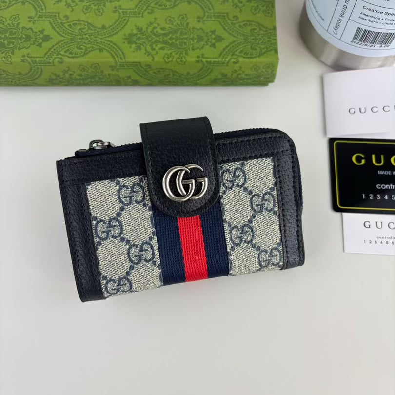 Luxury Gucci Trifold Wallet Card Holder