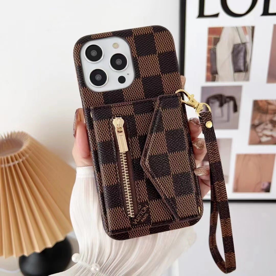 NEW IPHONE LEATHER WALLET PHONE CASE theroxymob