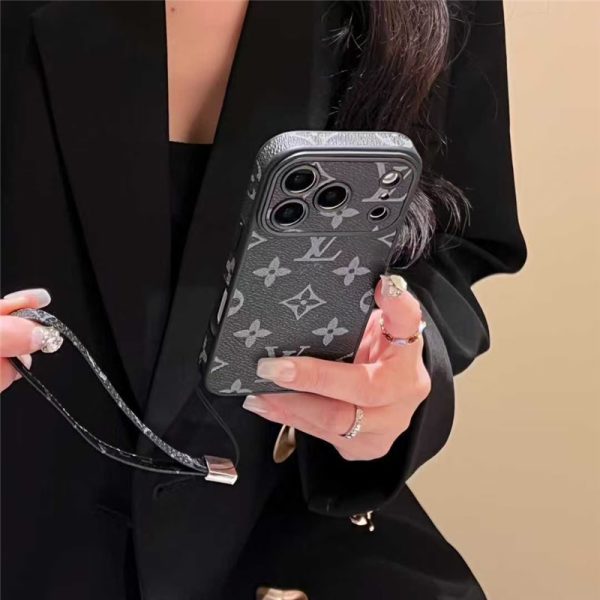 Louis Vuitton Phone Monogram Case with Strap For iPhone 17 /16 /15 /14