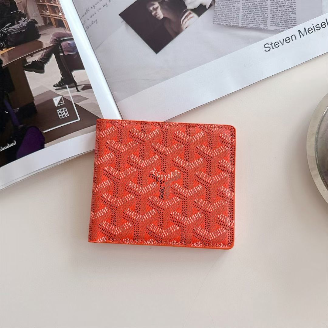 Goyard Victoire Wallet: Classic Goyardine Canvas Bi-Fold