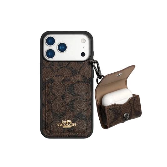 Premium Leather with Card Wallet Slot For iPhone 12-17
