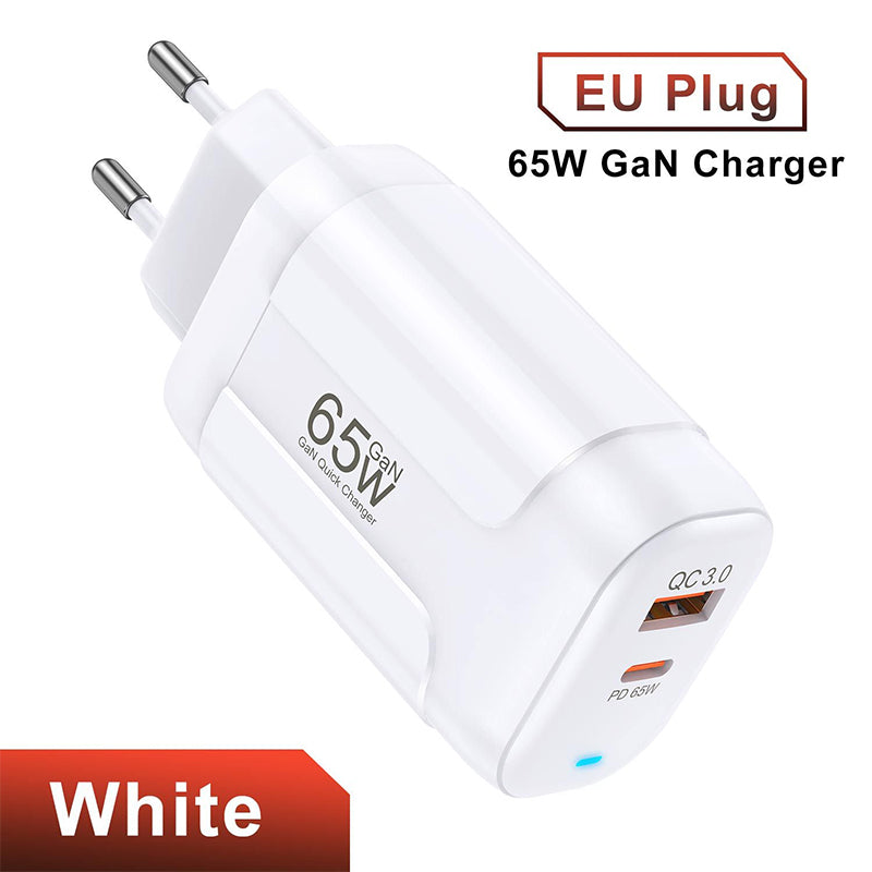 65W GaN Super 2-Port Fast Charger