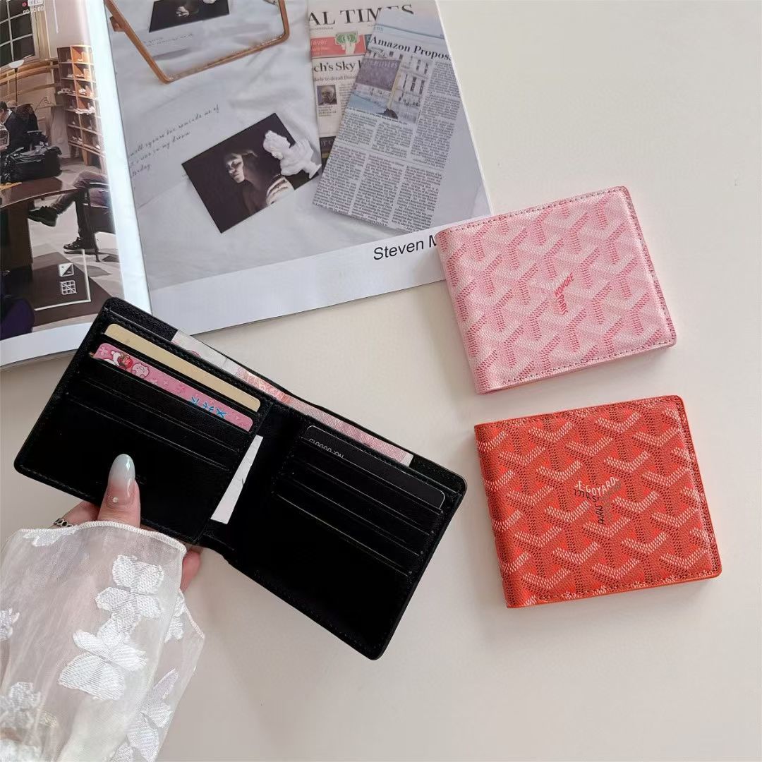 Goyard Victoire Wallet: Classic Goyardine Canvas Bi-Fold