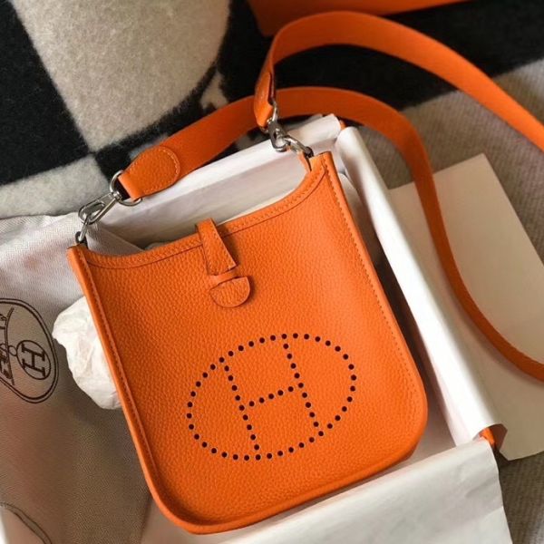 Luxury Handle Bag Orange