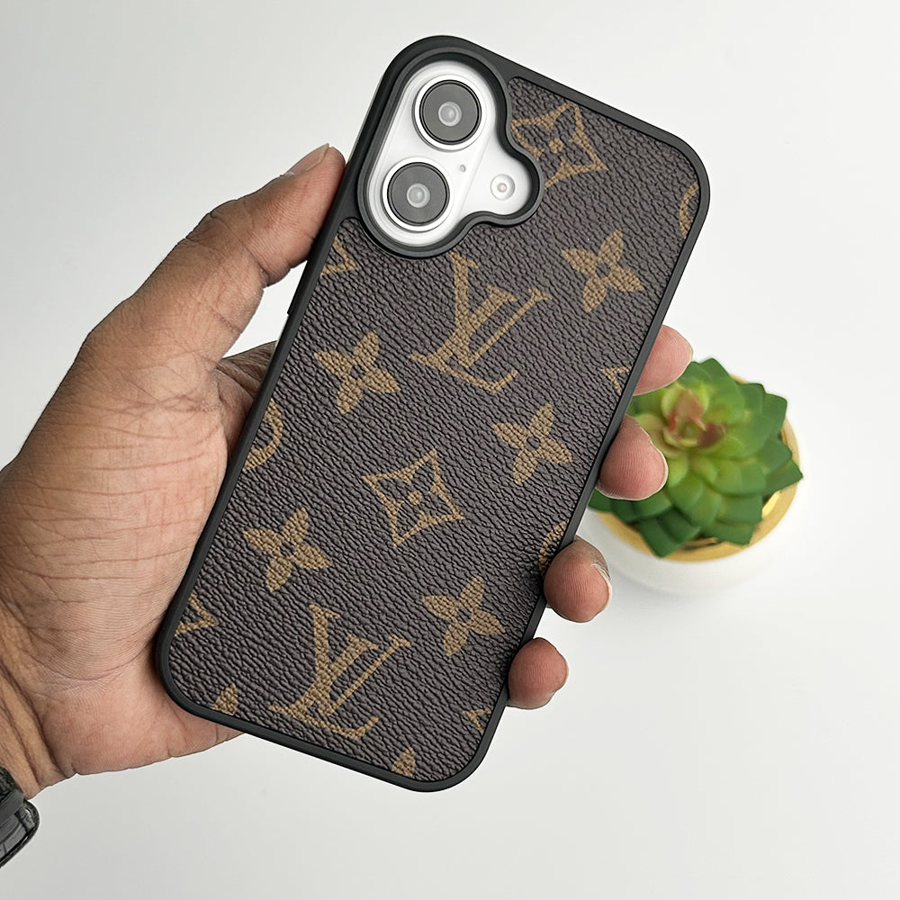 Luxury Brand Leather Case For iPhone theroxymob