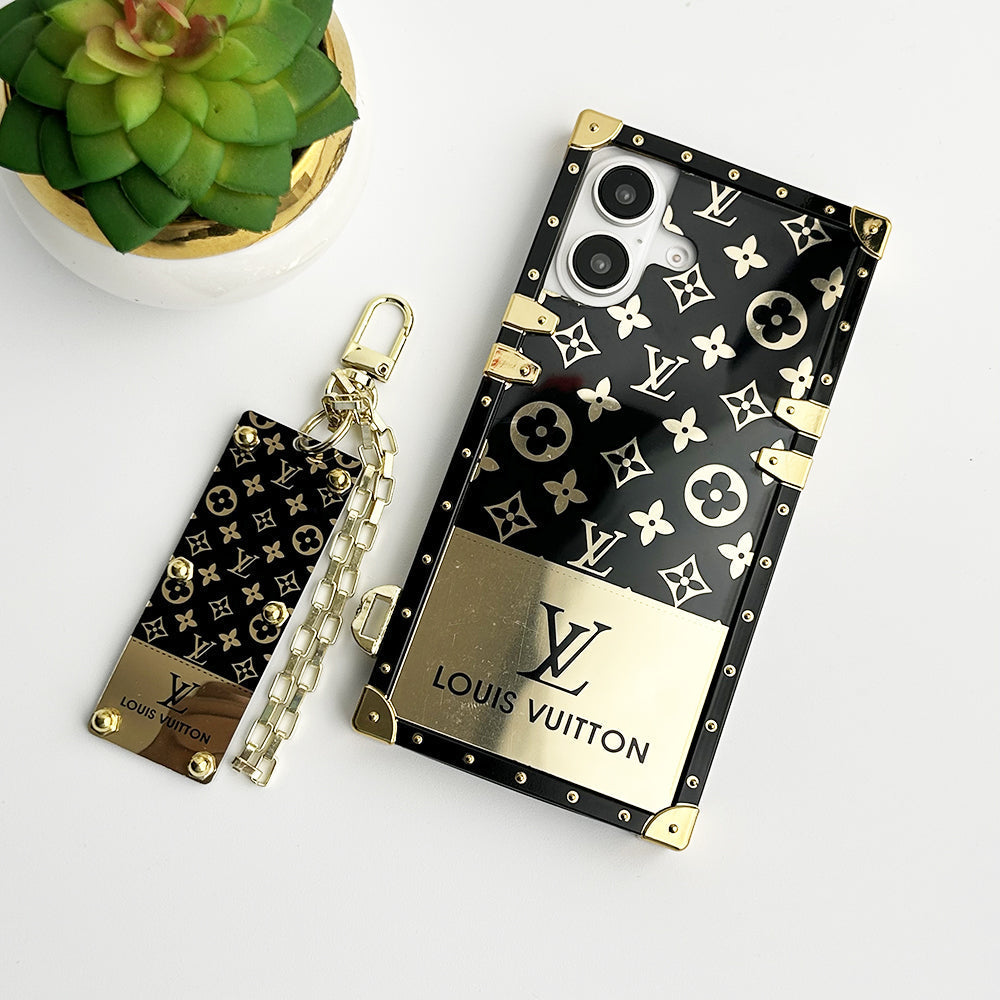 Luxury Brand Shiny Trunk Case For iPhone 17-12