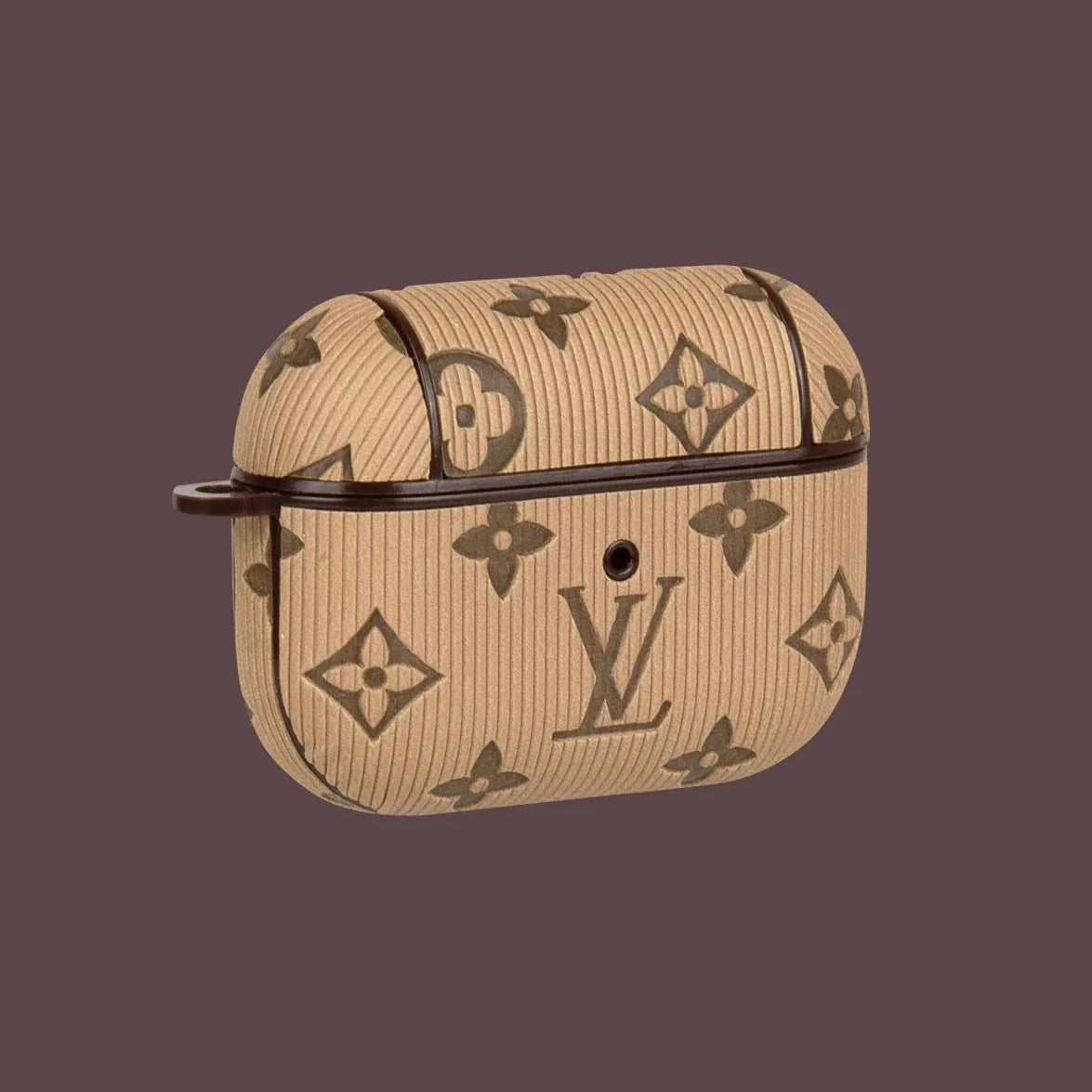 Elegant Multi-Color LV Leather AirPods Case
